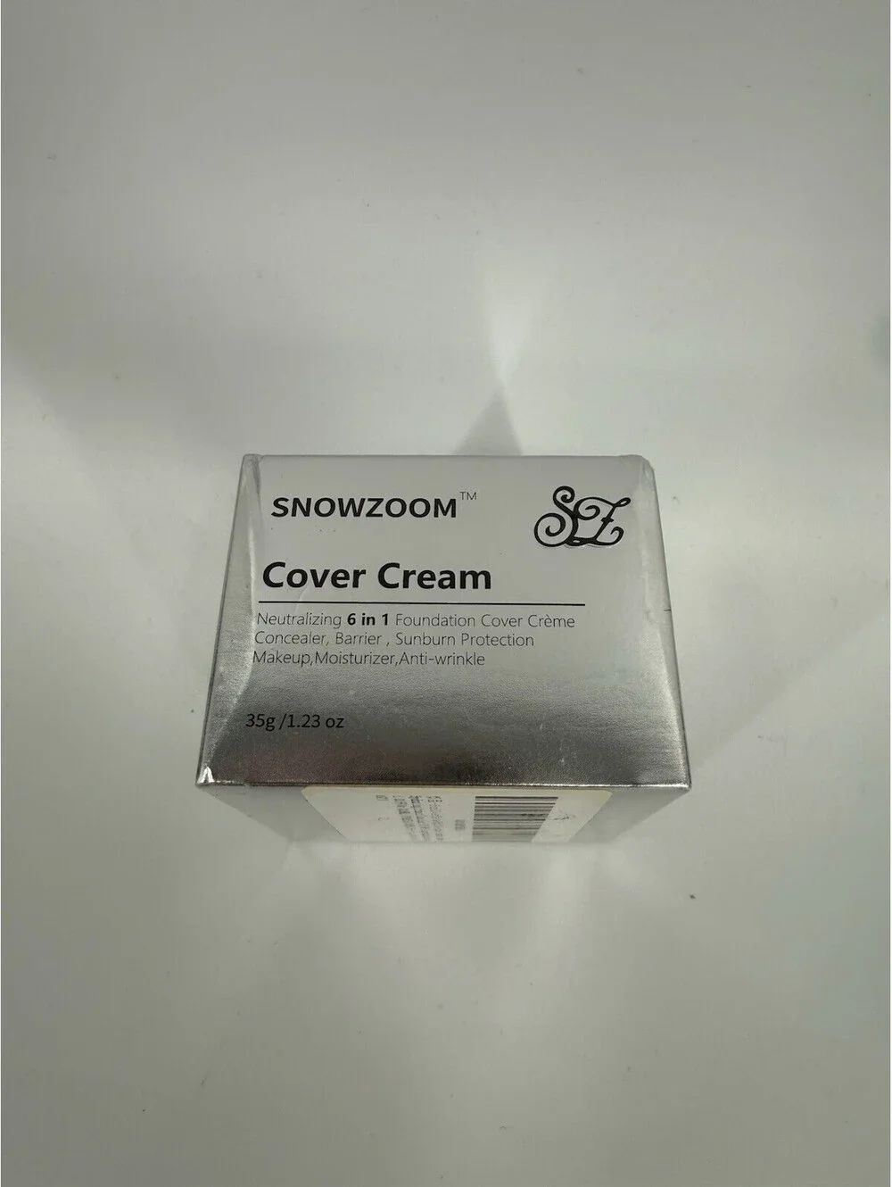 Snowzoom Cover Cream Fair To Light 6in1 Foundation Cover Cream 1.23oz Exp 11/27